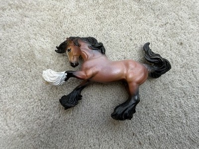 Gorgeous Custom Breyer Horse Stablemate Bay Roan Gypsy Vanner Draft OOAK