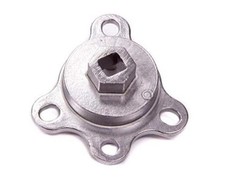 Crankshaft Turning Tool, Balancer Mounted, 1/2 in Drive, Stainless, Natural,