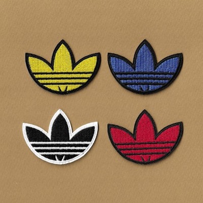 Adidas 3M Self-Adhesive Backing Embroidered Patch Aufnäher Stickerei Glue oder Nähen