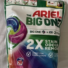 Ariel Washing Machine Laundry Detergent Pods Big One, 2x Stain &odour Removal
