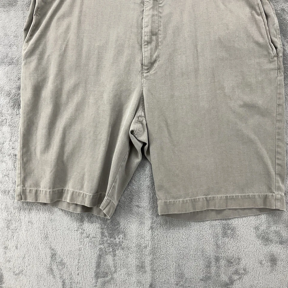Tommy Bahama Pantalones Cortos Para Hombres 42 Gris Tostado Seda Chino Bolsillos Exterior Playa LEER Foto 4 de 4