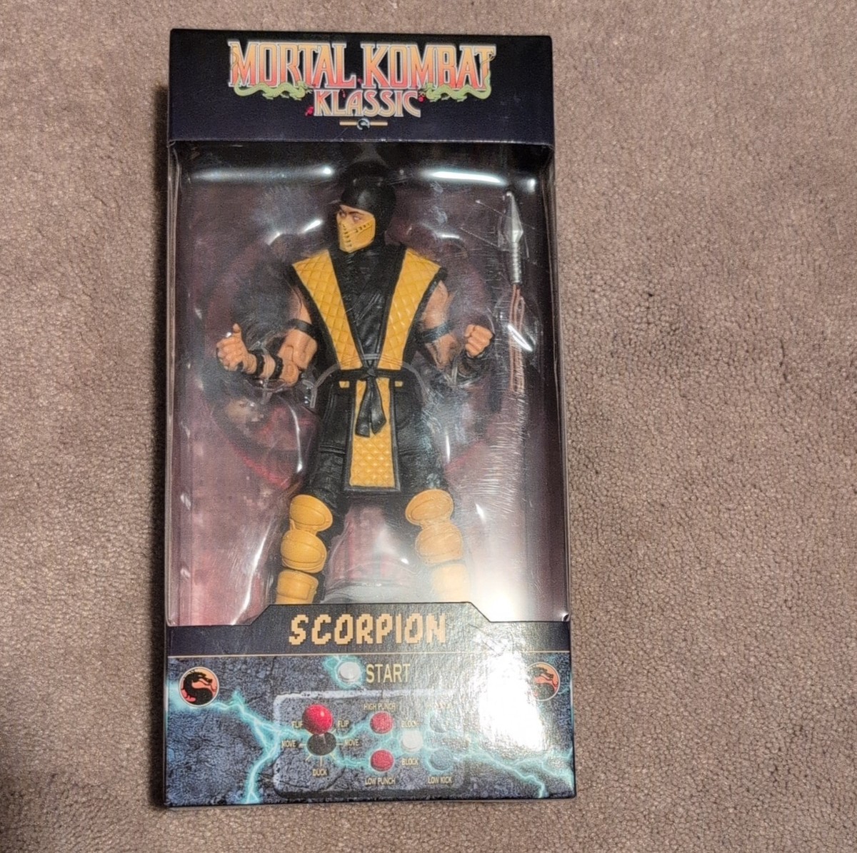 McFarlane Toys Mortal Kombat Klassic Scorpion Action Figure Boxed
