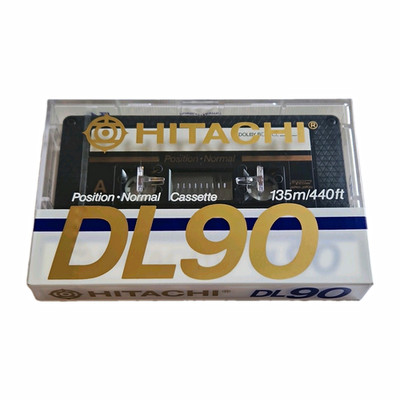 Hitachi DL90 Audio Cassette Tape Kassette Type I Neu OVP
