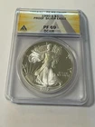 1990-S Proof American Silver Eagle ANACS PF69 DEEP CAMEO