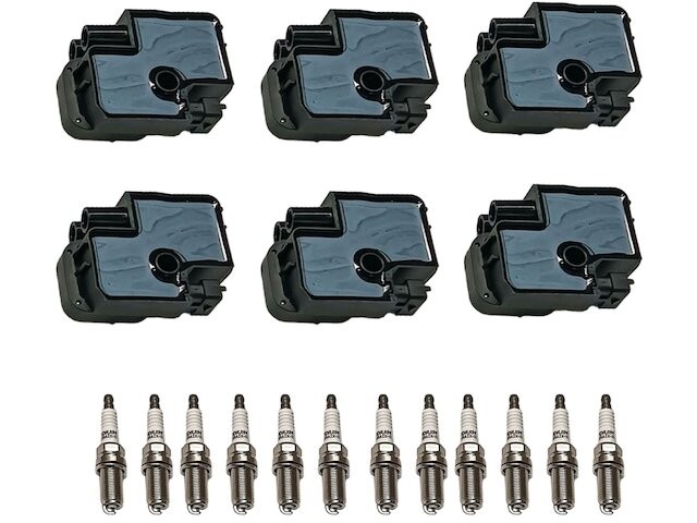 66MV64R Ignition Coil Set with Spark Plugs Fits 2005-2009 Mercedes SLR McLaren