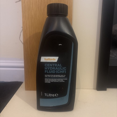 #ad Halfords Central Hydraulic Fluid 1L Never Been Used Or Open GBP 8.99