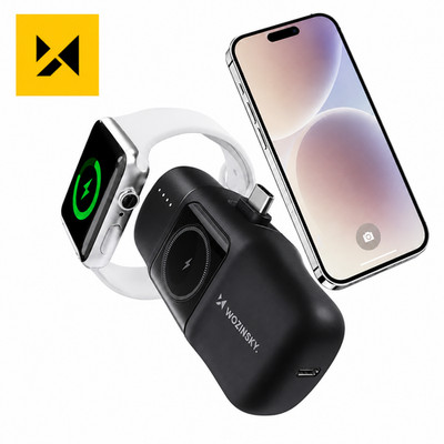 Powerbank 5000mAh 15W Ladegerät Externer Akku USBC Powerbank Wozinsky