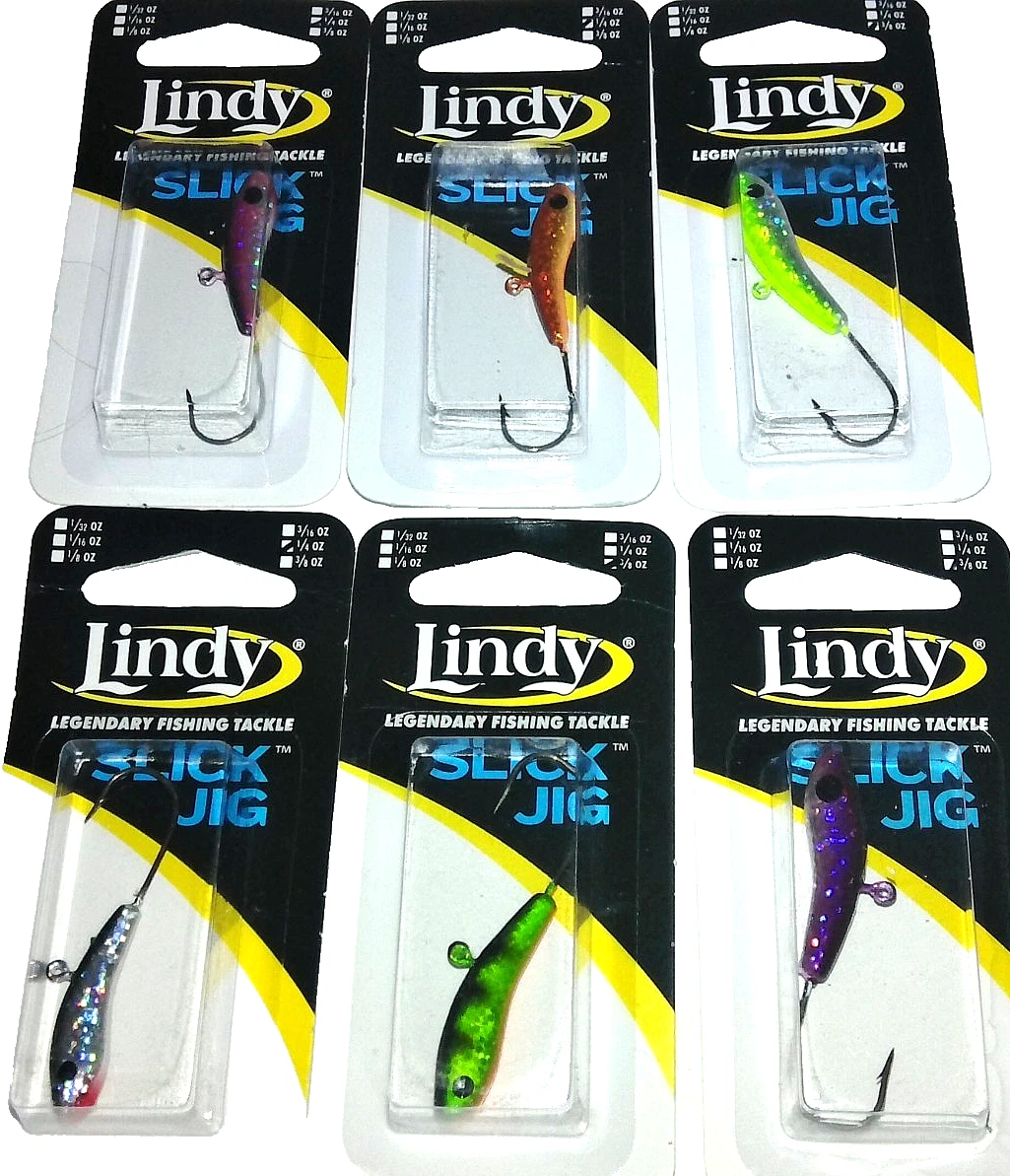 Lindy Dancin' Crappie Spin Jig 1/32 Oz - 3 Color 4 Jig Set - Bill Dance Signature