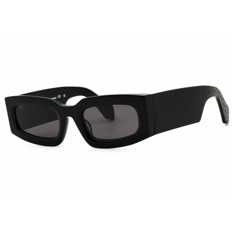 Off-White Men's Sunglasses Black Full Rim Rectangular CARY OERI141S25PLA0011007