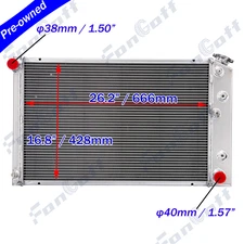 For 1970-81 CHEVY CAMARO/ 1978-87 MONTE CARLO G-BODY 3Rows ALUMINUM RADIATOR