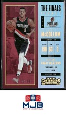 2017-18 Panini Contenders C.J. McCollum The Finals Ticket #/99 #91