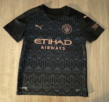 Boys Puma Man City  Manchester City Football Shirt Age 9-10