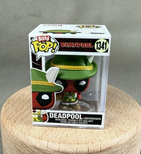 Funko Bitty Pop Marvel Deadpool Lederhosen # 1341 1/3 Chase Rare (0.9-inches)