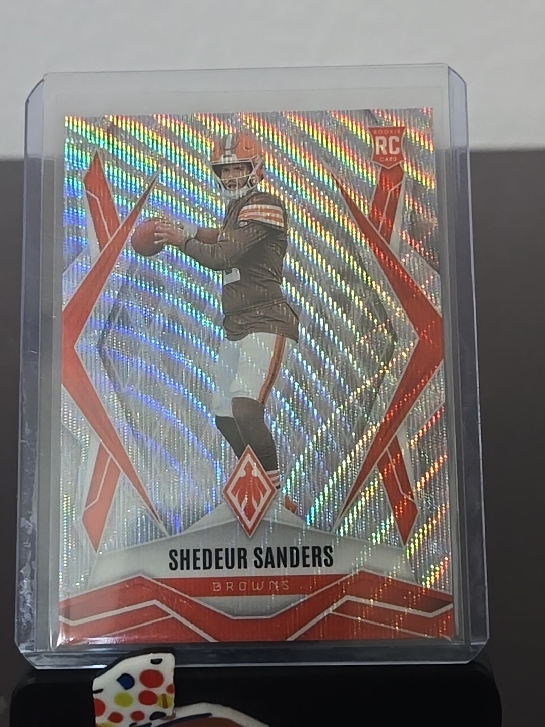 2025 Phoenix Shedeur Sanders Silver Wave Prizm /199 Cleveland Browns RC #154