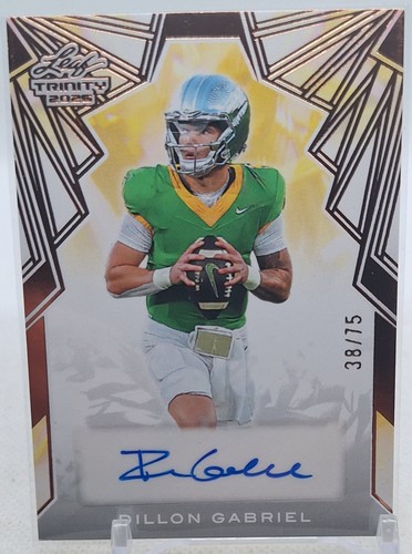 DILLON GABRIEL 2025 LEAF TRINITY AUTO #28/75