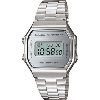 CASIO A168WEM-7 ORIGINAL Vintage ICONIC SILVER RETRO VINTAGE