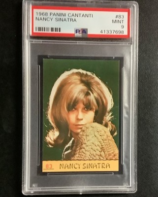1968 Nancy Sinatra RC Panini Cantanti PSA 9