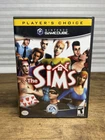 The Sims (Nintendo GameCube, 2003) Case & Disc - Tested & Working!