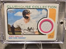 2022 Topps Heritage Joey Gallo Clubhouse Collection Relics #CCR-JG 