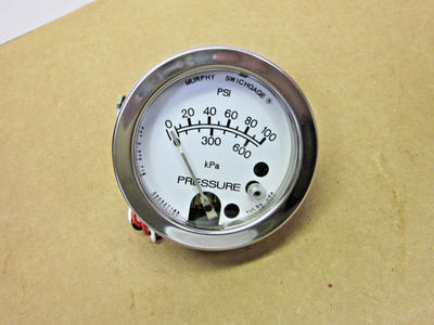 #ad 100PSI Murphy Oil Pressure fits 2 5 8quot; hole New OEM $49.95