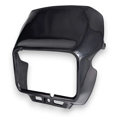Masque De Lampe Noir Pour Yamaha XT 350 / XT 600 43F Z Tenere Phare Avant. - Photo 1/4