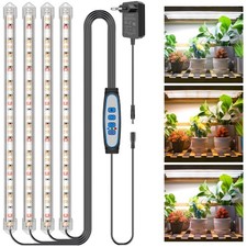 Pflanzenlampe LED Vollspektrum, 36W, Grow Light, Hauspflanzen, Timer, dimmbar