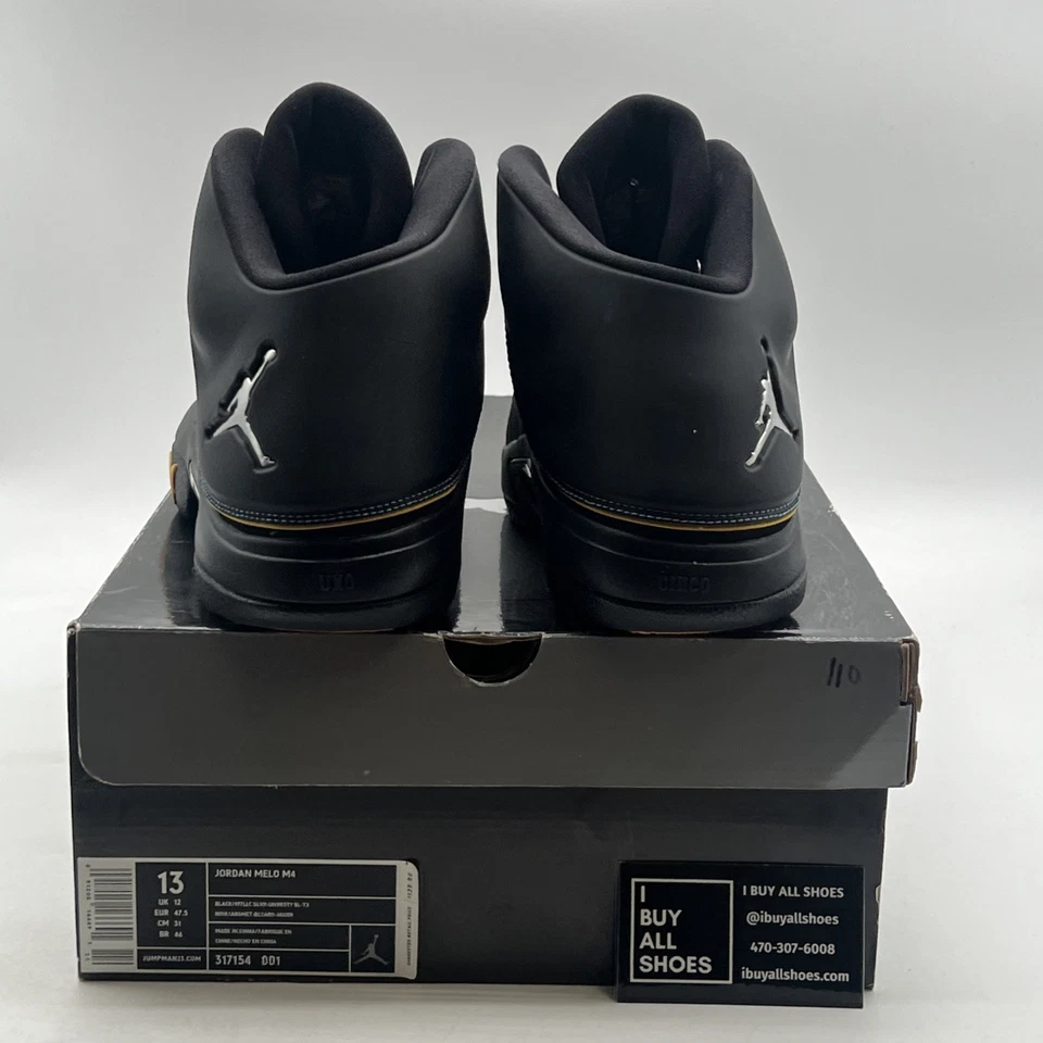 Size 13 - Jordan Melo M4 Black - (317154-001) - Image 3 of 4