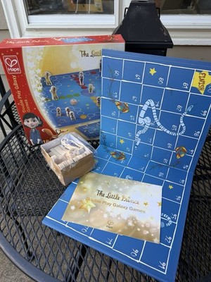 Hape The Little Prince '' Double Play Galaxy Games '' Board Game COMPLETE
