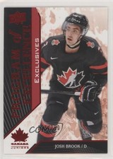 2019 Team Canada Juniors Program of Excellence Exclusives /150 Josh Brook z6b