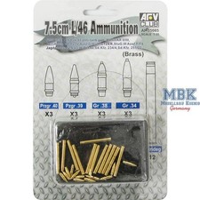 AFV Club AFV35085 7,5cm L/ 46 Ammunition