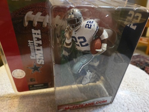 2003 Emmitt Smith McFarlane NFL Football Figure Chase Jersey Dallas Cowboys New - Picture 2 of 6