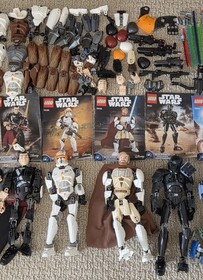 Lego Star Wars Buildable Figures 4 Pound Lot 75112 75121 75108 75534 75109 75524