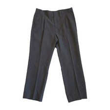 VTG Levis Action Gray Slacks Pants Mens 36x28 Trousers Rockabilly Pleated Dacron