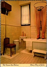 Vintage Victorian Suite Bathroom Postcard from Biltmore House and Gardens