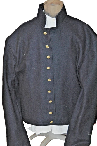 Civil War Union Sack Coat, SIZE 48 plus yankee Bumper Cap