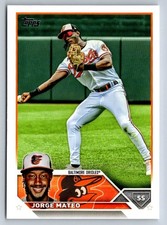 Jorge Mateo 2023 Topps Series One #38 Baltimore Orioles Baseball