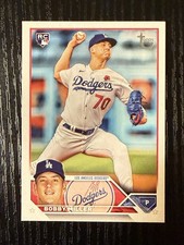 2023 Topps Update Bobby Miller US188 Vintage Stock 21/99 Dodgers Rookie