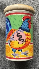 Dunoon Stoneware Farmyard spice/ herb Pot by Jane Brookshaw