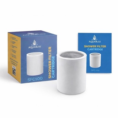 AquaBliss SFC-100 Shower Filter Replacement Cartridge   Removes Chlorine & Odor
