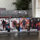 Hasbro G.I. Joe Classified Baroness,Snake Eyes,Scarlett,cobra commander lot of 4