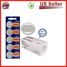 500 x Murata cr2025 CR 2025 Hologram genuine Lithium 3V Battery Wholesale Pack
