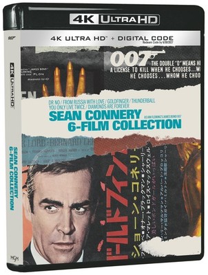 007: James Bond - Sean Connery 6-Film Collection (4K Ultra HD + (4K UHD Blu-ray)