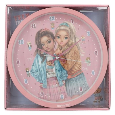 Depesche 13228 TOPModel Team Wall Pink for Children, with Model Motif and Teddy 