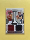 2024 Panini Contenders - Rookie Ticket Dual Swatches Drake Maye, Jayden Daniels