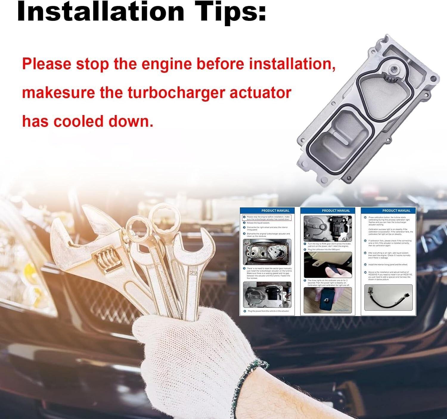 Turbo Actuator Fits 13-2018 Ram 2500 3500 Cummins 6.7L Diesel HE300VG 68445522AA thumbnail 5