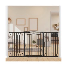 53.1-62.2" Extra Wide Baby Gate for Doorways No Drill, 30" Tall Auto Close Pr...