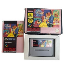 Disneys Beauty And The Beast - SNES Super Nintendo - Boxed/complete PAL