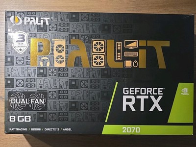 Palit GeForce RTX2070 Dual Fan 8GB GDDR6 Gaming Grafikkarte