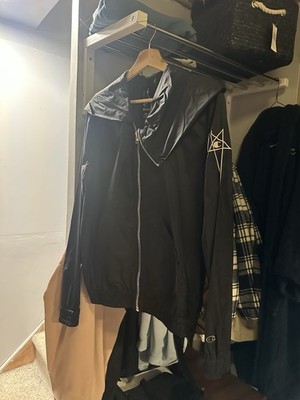 Rick Owens x Champion SS22 Nylon Mountain Jacket CM01B7824-CHNY Size S