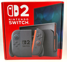 BRAND NEW Nintendo Switch 2 Console 256GB Joy-Con 2 Black Gaming Device - Boxed